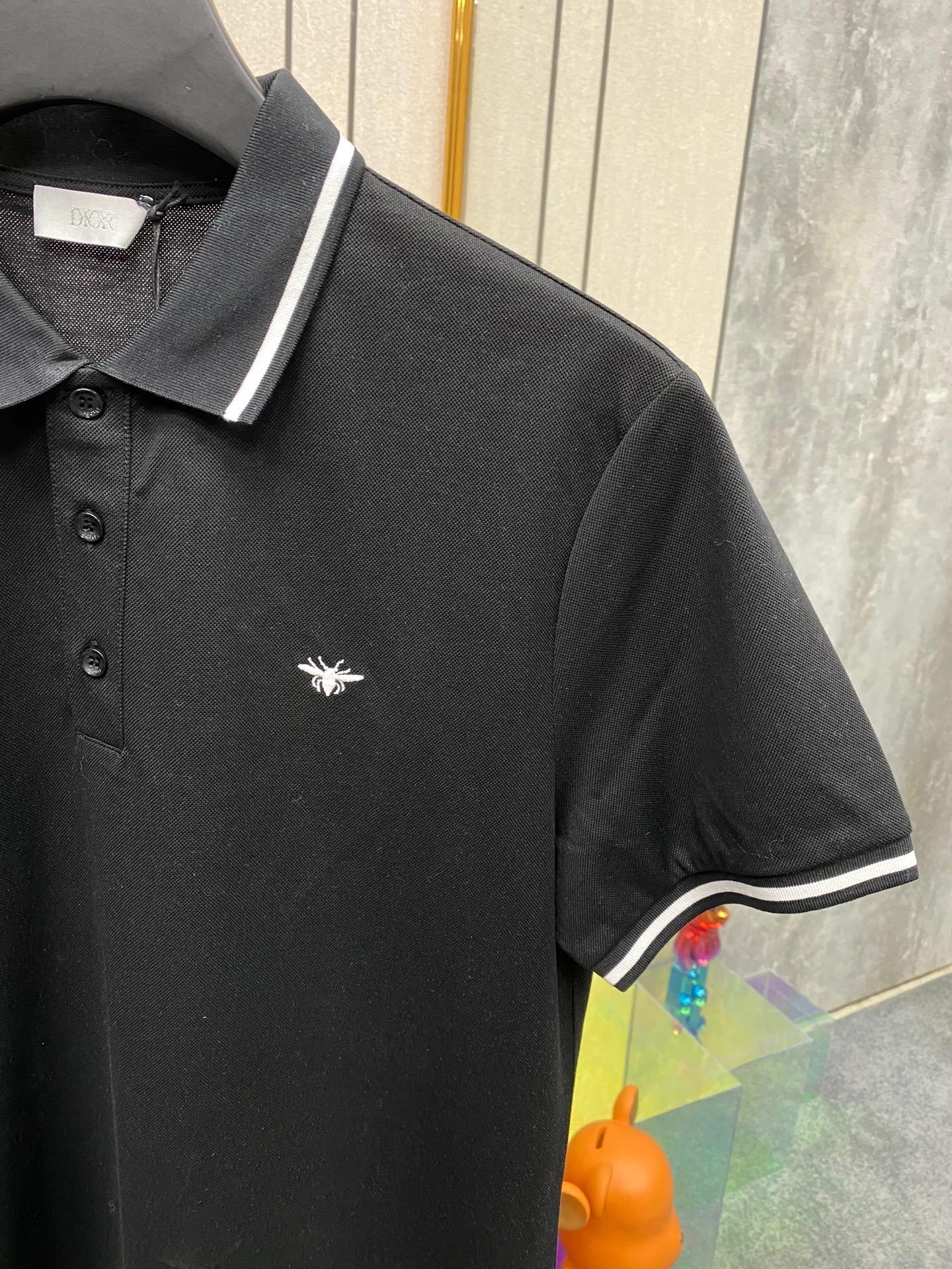 &wg.luxury- 4ior embroidery POLO 2Colour item:E-F355B1614-2